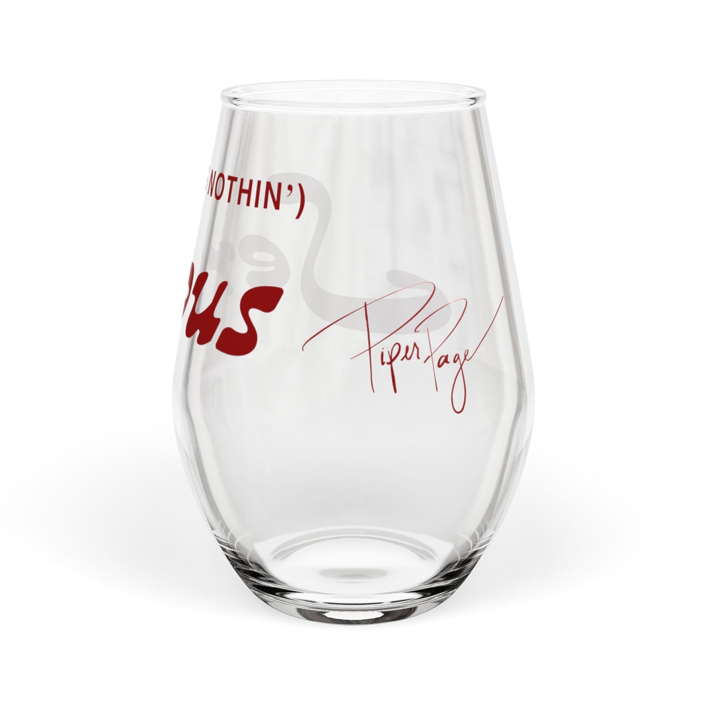 "It's Nothin Serious" Stemless Wine Glass, 11.75oz