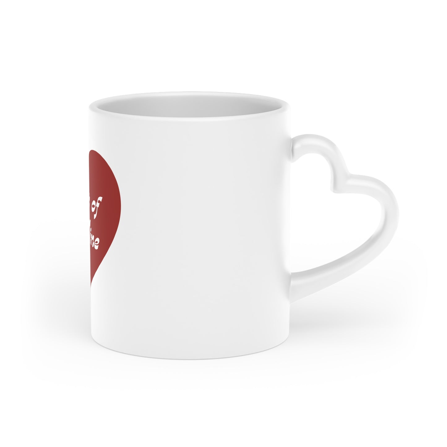 Heart of Mine Mug – Romantic Red Heart Coffee Cup