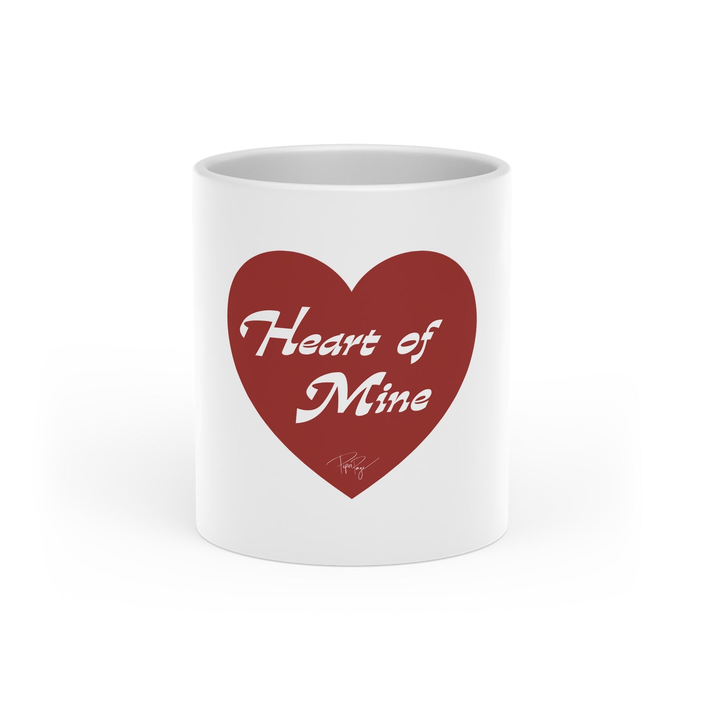 Heart of Mine Mug – Romantic Red Heart Coffee Cup